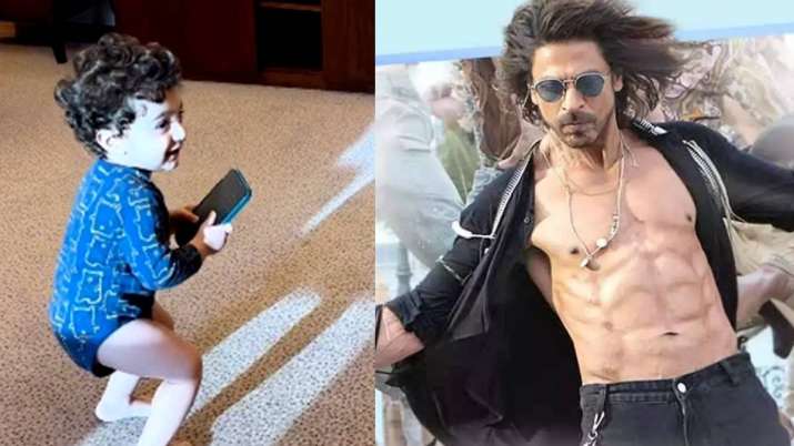 छोटे पठान ने जीता शाहरुख खान का दिल, 'झूमे जो पठान' पर क्रिकेटर के बेटे का जबरदस्त डांस