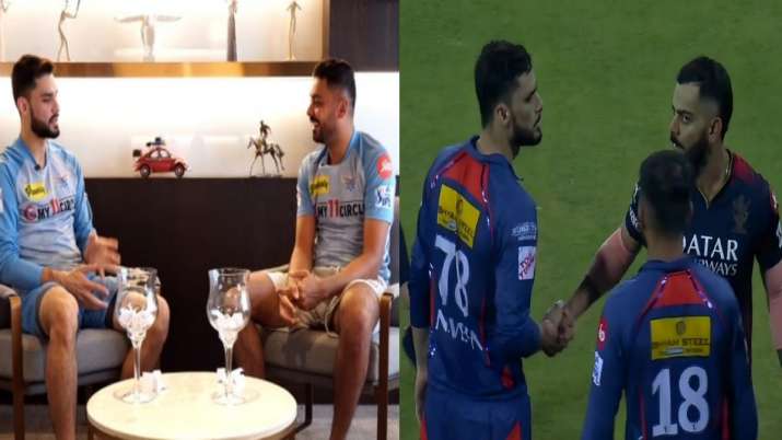 विराट कोहली से लड़ाई के बाद सामने आया नवीन का यह Video, आवेश खान ने उगलवाया सच