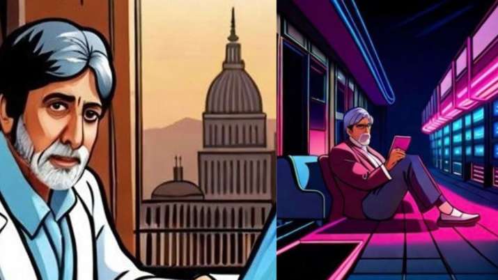 AI ने किया कमाल, Amitabh Bachchan की बना दी ऐसी तस्वीर, लोगों ने की सलमान खान से तुलना