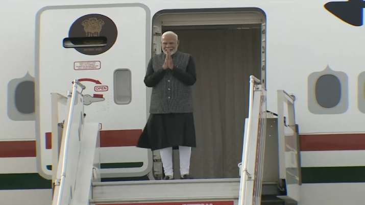 PM Modi reaches Russia to participate in BRICS Summit, second meeting with Putin in 5 months. AVP Ganga.