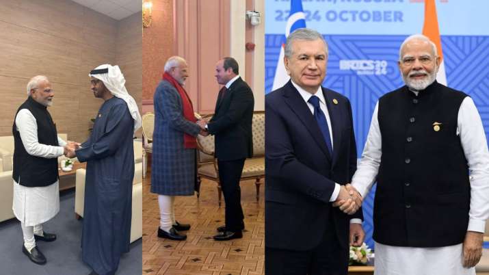 During BRICS, PM Modi met Presidents of Egypt and Uzbekistan including UAE, special tweet made – AVPGanga at End