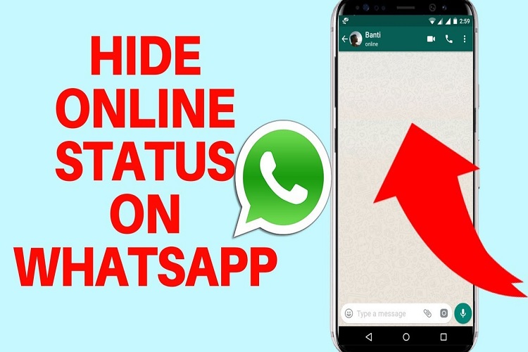 hide online status on whatsapp