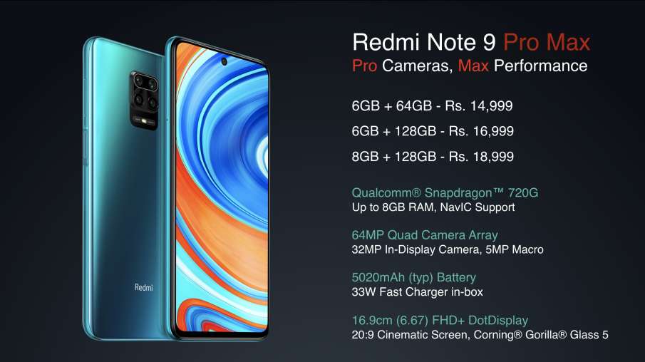 Xiaomi Redmi Note 9 Pro, Redmi Note 9 Pro Max unveiled in India: Price, features and more