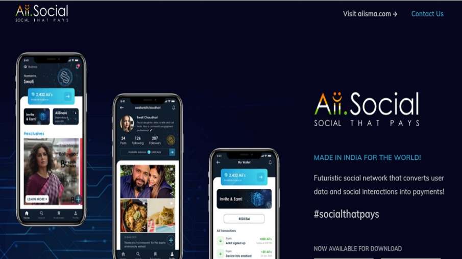 Aiisma launches Aii.Social, India’s first own my data my asset social platform