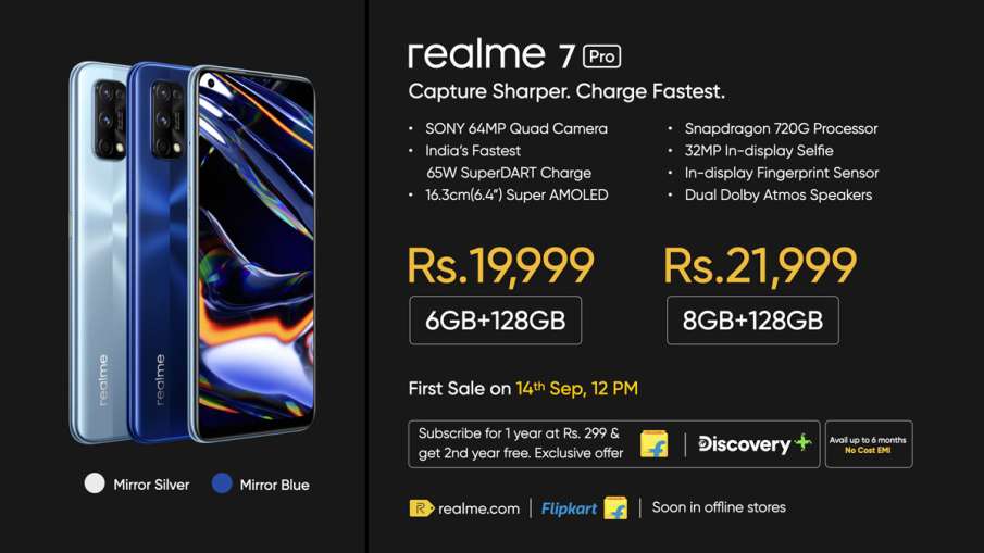 Realme 7 Pro, Realme 7 launched in India 