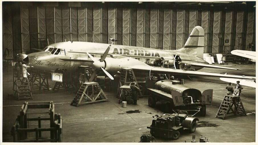  First Air-India Viking Medium Twin Engine Transport Aircraft.
