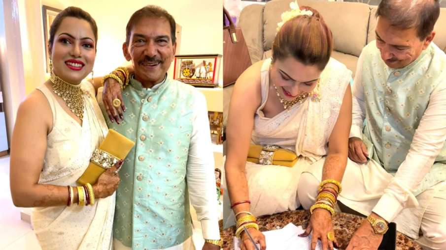 Marriage registration of Arun Lal and Bulbul Saha