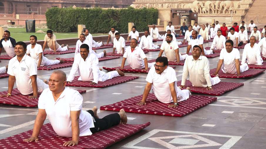 Mass Yoga Session