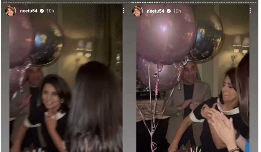 Neetu Kapoor celebrating birthday with family in London 