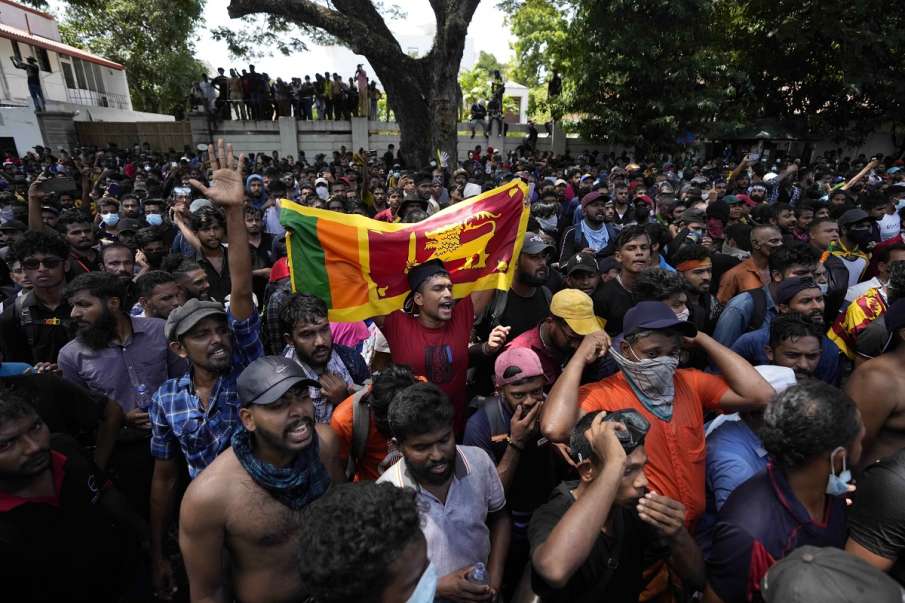 Protest in Sri Lanka