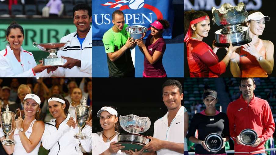 All 6 Grand Slam Titles of Sania Mirza