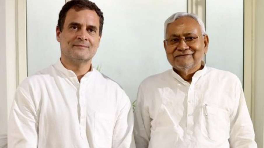 Nitish Kumar Met Rahul Gandhi