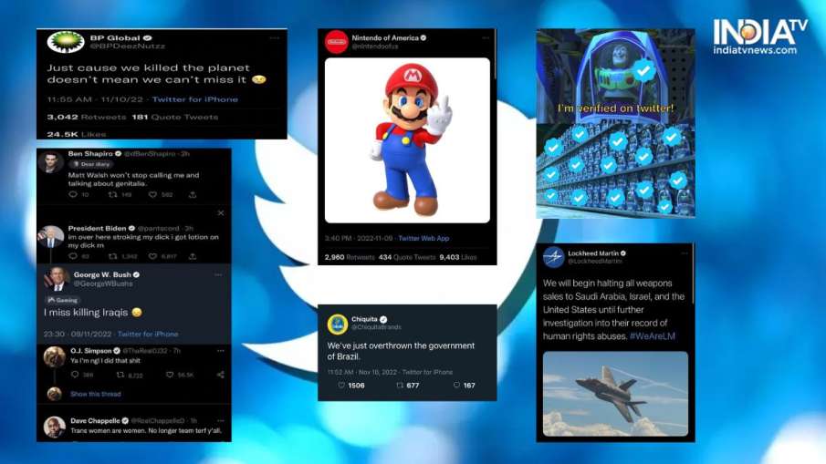 Some users tweeted from fake verified Twitter handle