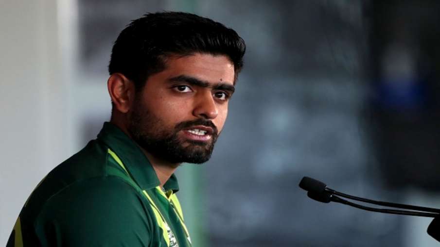 Babar Azam at the pre-match press conference