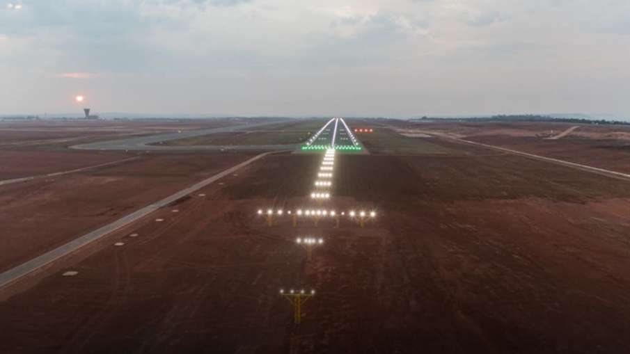 ये गोवा के मोपा एयरपोर्ट की तस्वीर है। Narendra Modi Twitter