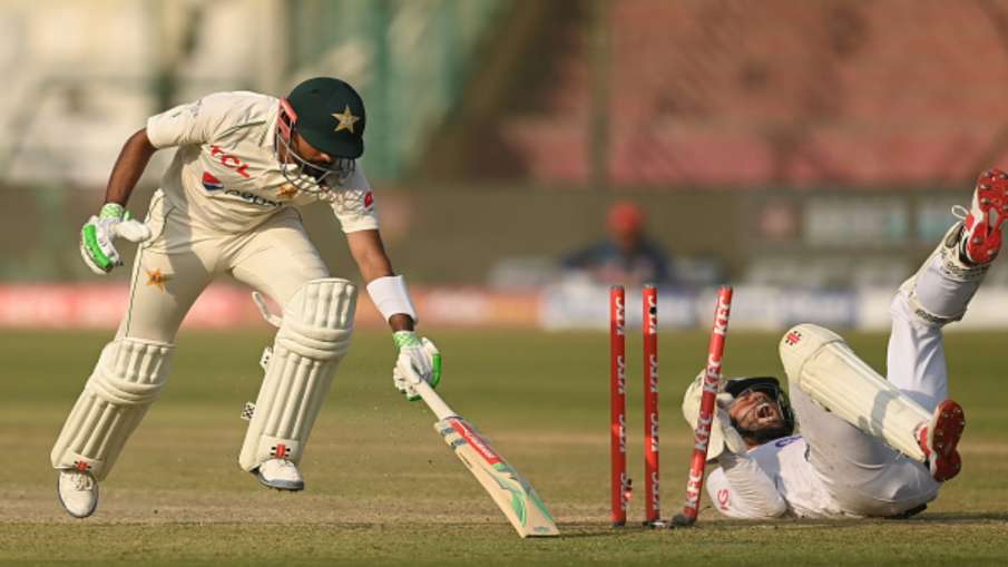  Babar Azam during third Test against Pakistan