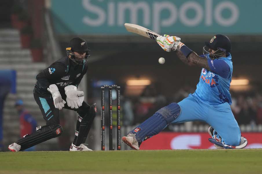 Suryakumar Yadav batting against New Zealand