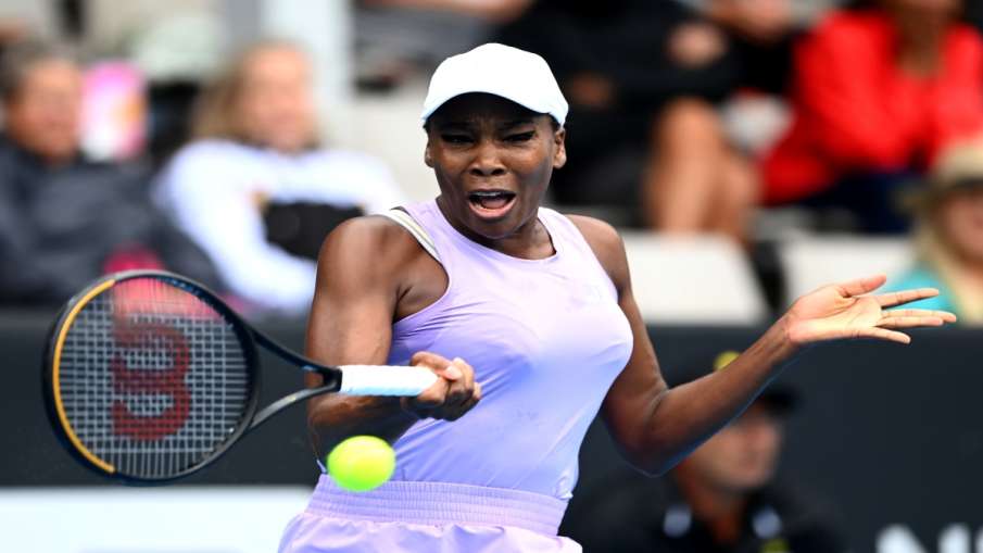 Venus Williams during  2023 ASB Classic