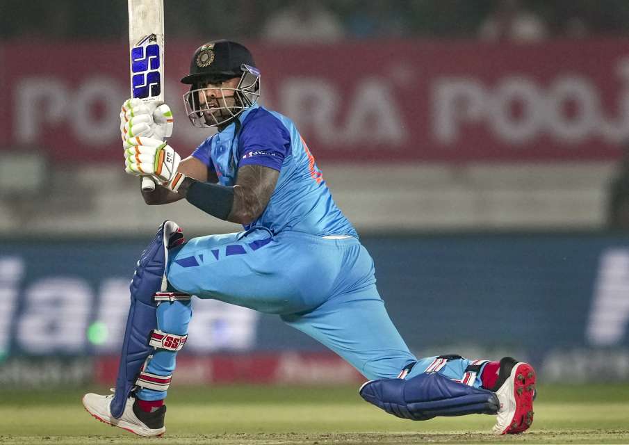Suryakumar Yadav batting against Sri Lanka