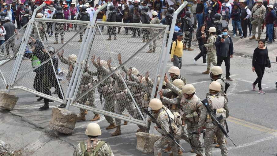 पेरू में हिंसक प्रदर्शन