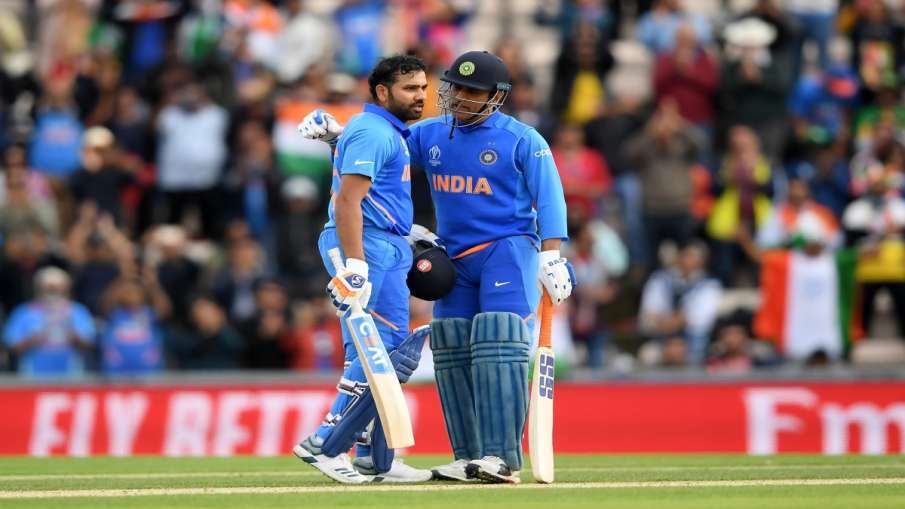 Rohit Sharma and MS Dhoni