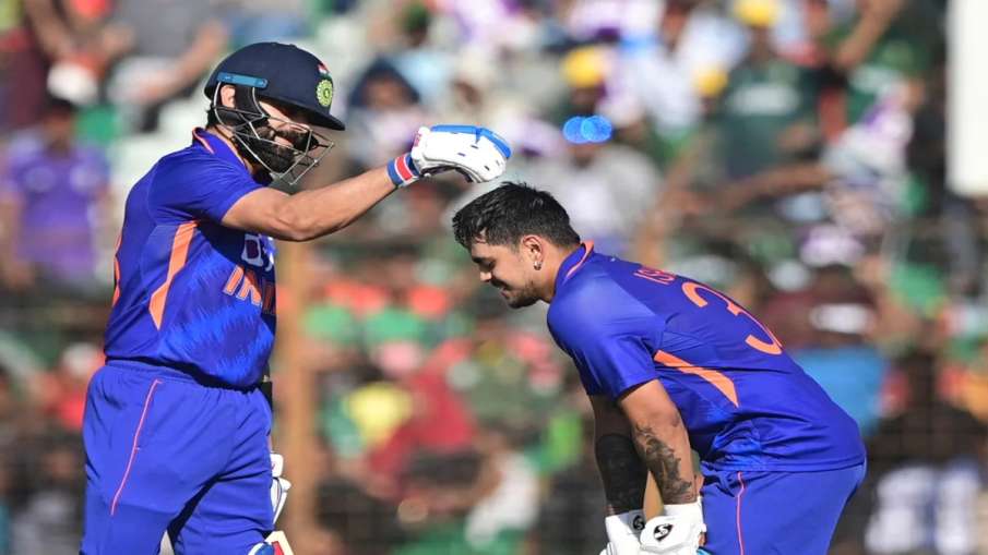 Virat Kohli congratulates Ishan Kishan on his maiden double century in ODI
