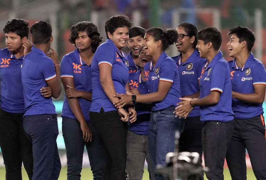 India under19 women's team felicitated on winning the T20 World Cup