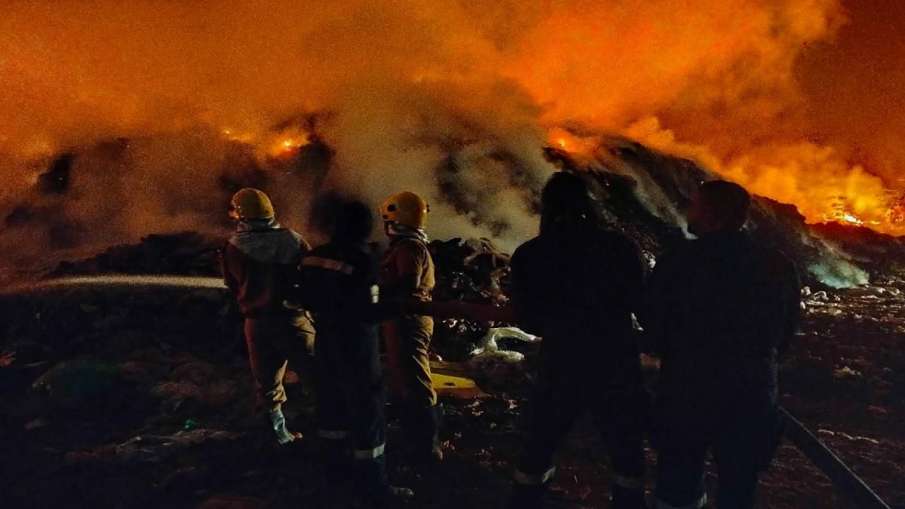 कोच्चि के ब्रह्मपुरम वेस्ट प्लांट में लगी आग