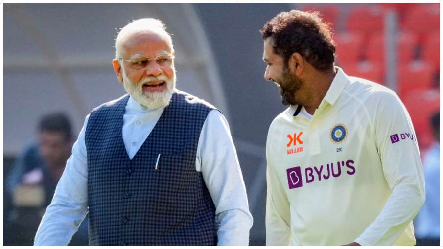 PM Narendra Modi and Rohit Sharma