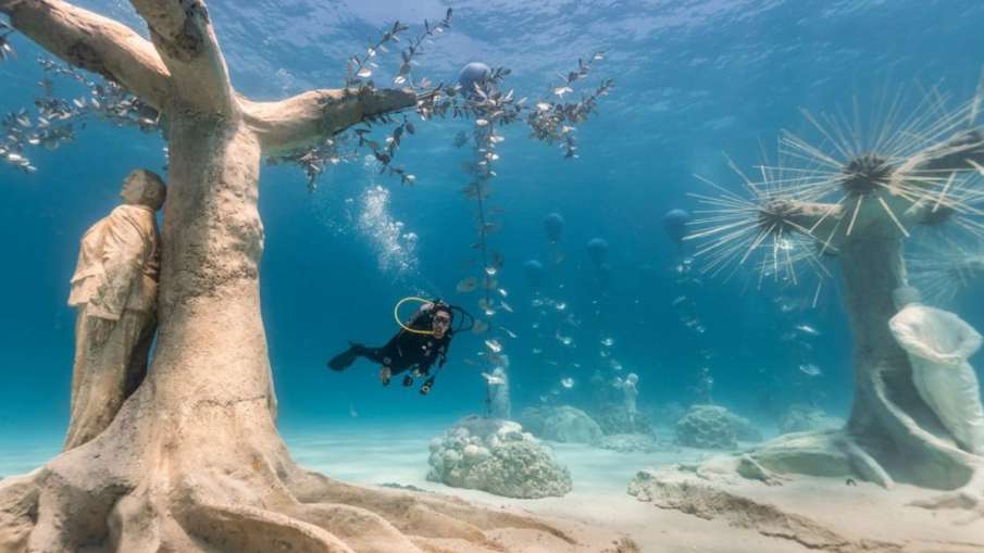 India's First Underwater Museum in Pudducherry, INS Kuddalore Minesweep। भारत का पहला अंडरवाटर म्यूजियम, 26 मीटर की गहराई में स्थित, देखें Photos - India TV Hindi