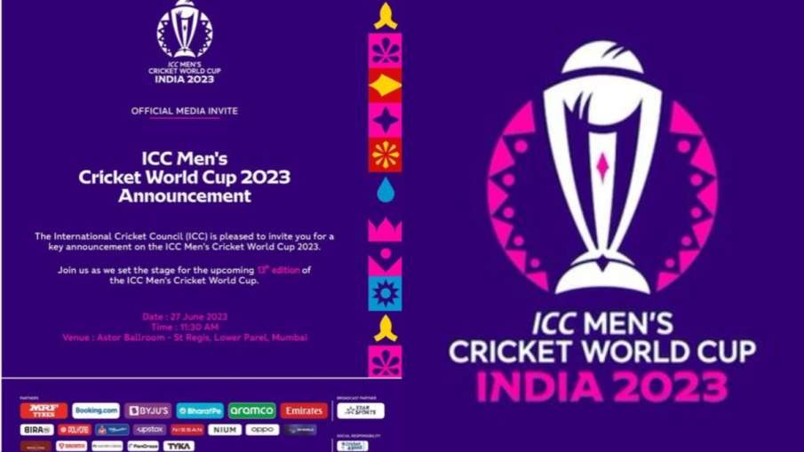 ODI World Cup 2023 Schedule