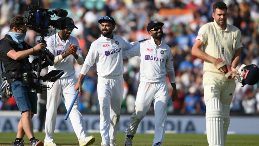 The Indian team won a great Test at the Oval in the year 2021