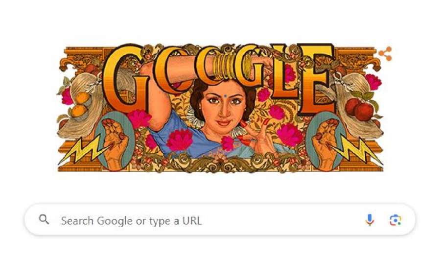 google doodle on sridevi