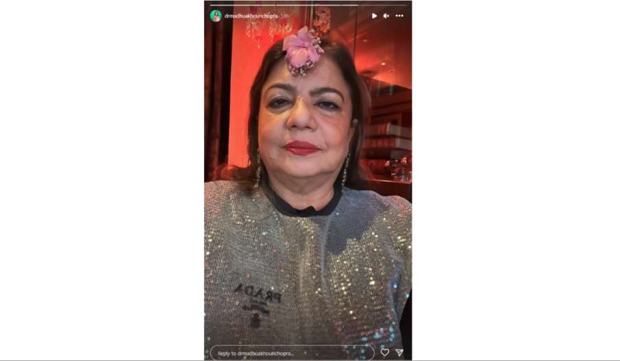 Madhu chopra pic from raghav-parineeti sangeet ceremony