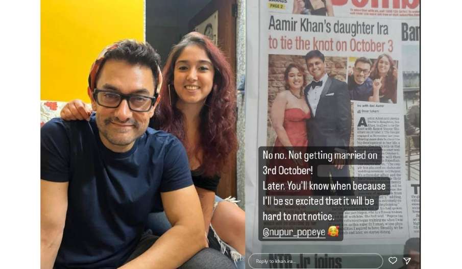Aamir khan, ira khan