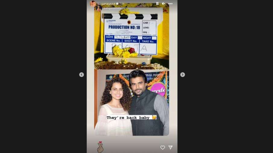 Kangana Ranaut and R Madhavan