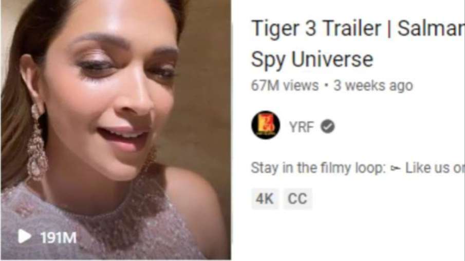 Deepika Padukone vs tiger 3