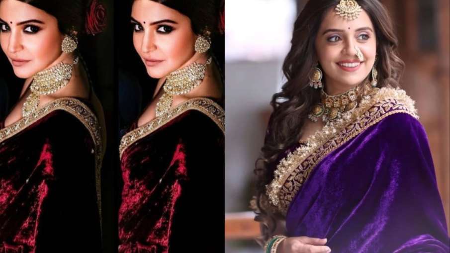 Velvet sarees