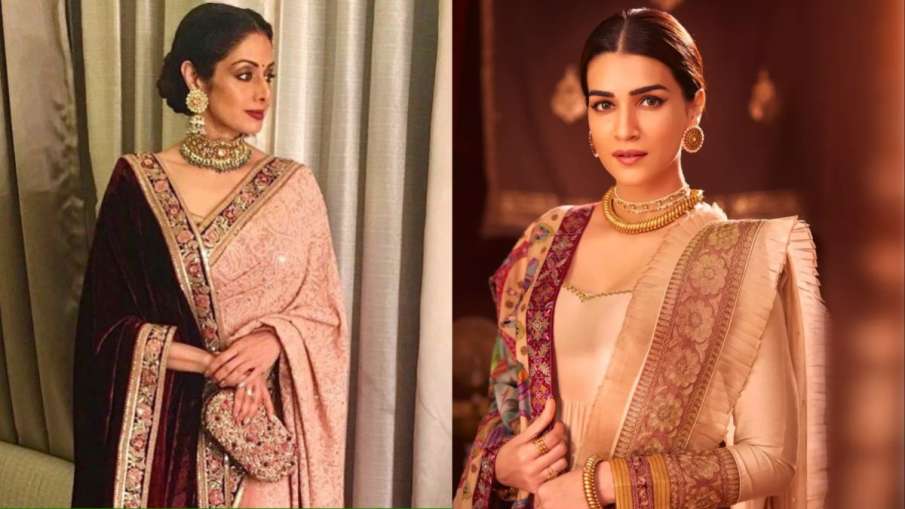 saree with shawl