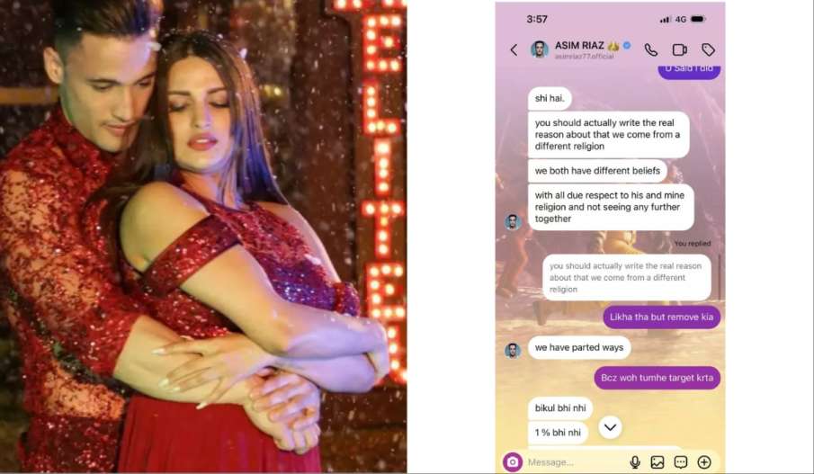 Asim Riaz, Himanshi Khurana