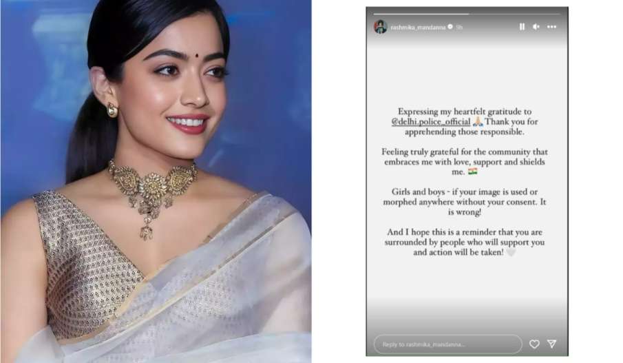 Rashmika Mandanna first reaction on deepfake video accused