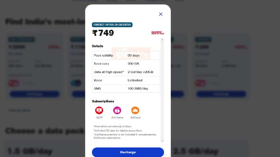 Jio Offer