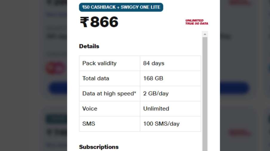 Jio, Jio Offer, Jio Recharge, Recharge Offer, Telecom News, Jio rs 866 Plan