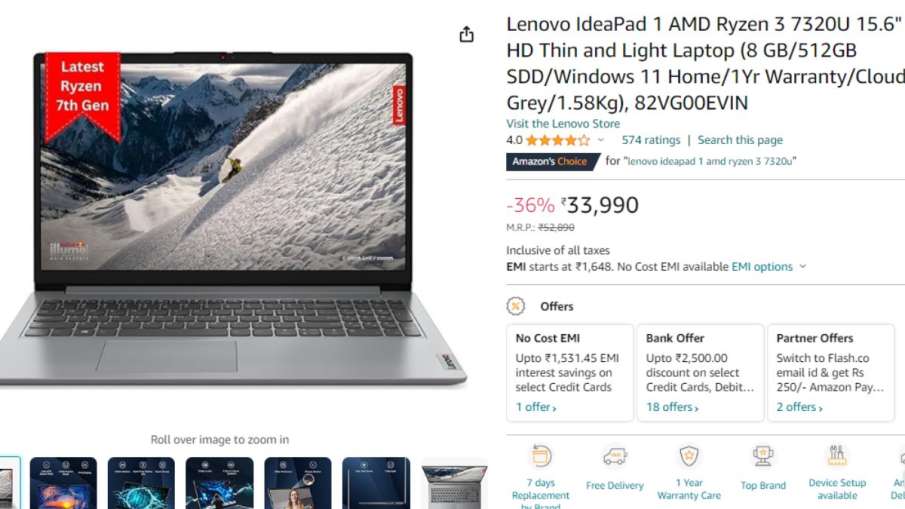 Amazon Sale, discount Offer, Laptop Sale, discount On Laptop, Laptop Price drop, Laptop Price cut, S