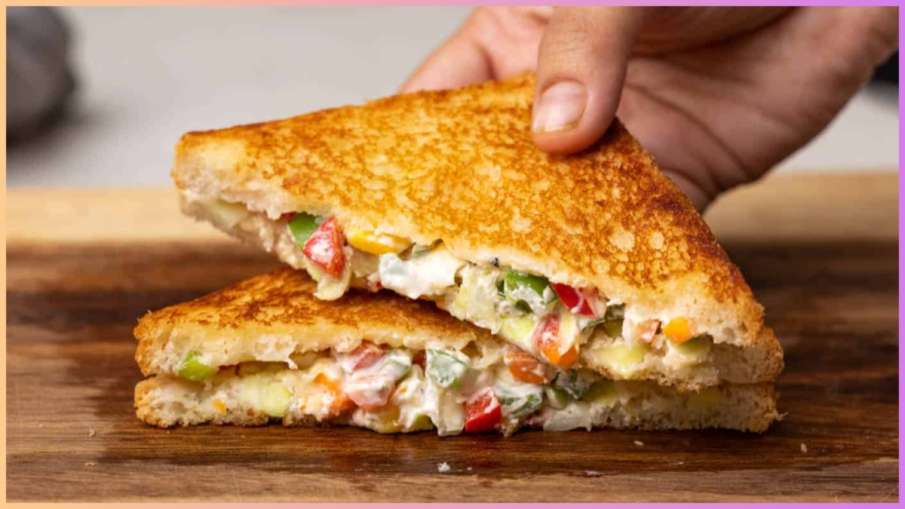 dahi sandwich recipe for breakfast