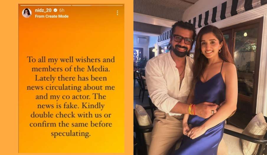 Nidhi Shah reacts on dating rumours with Aashish Mehrotra 