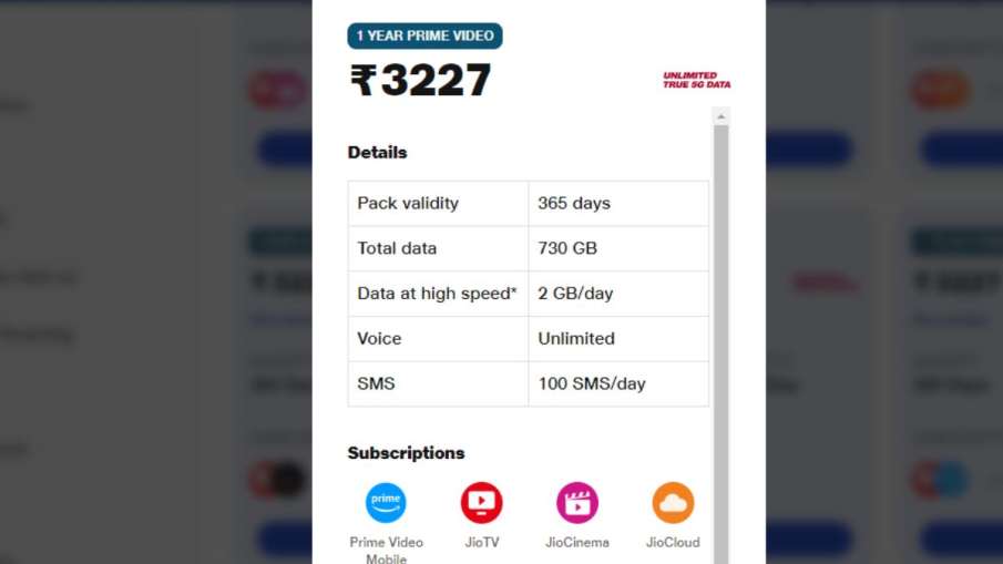 Jio Cheapest Plan, Jio Cricket Offer, Jio Extra data offer, Jio 3227 Plan, Jio 200Gb data offer, Jio