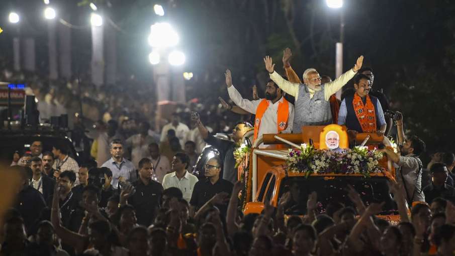 pm modi, road show