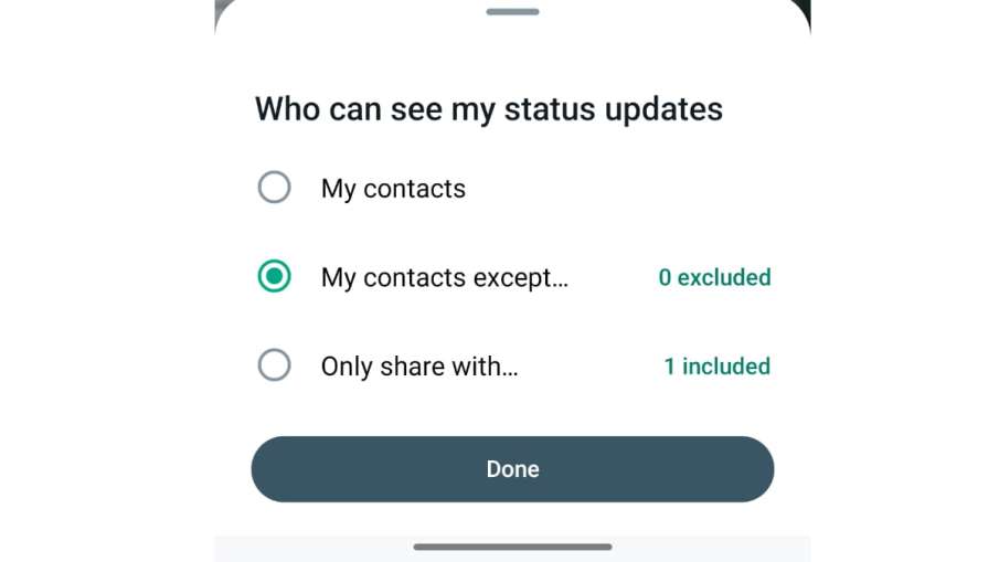 WhatsApp Privacy Feature