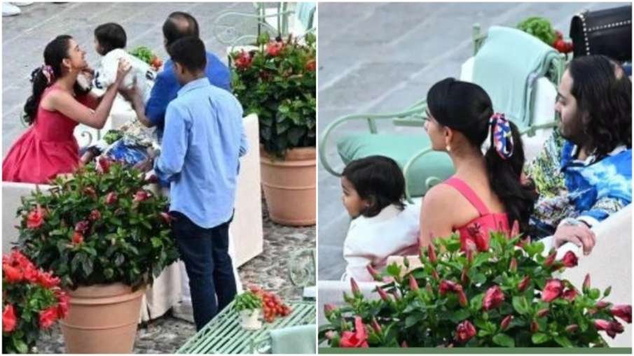 Radhika Merchant, Anant Ambani, Mukesh Ambani Radhika Merchant, Anant Ambani, Mukesh Ambani